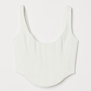 H&M x Brock Collection Corset Top sz M